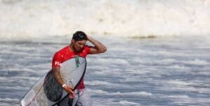 Gabriel Medina sai frustrado das Olimpíadas